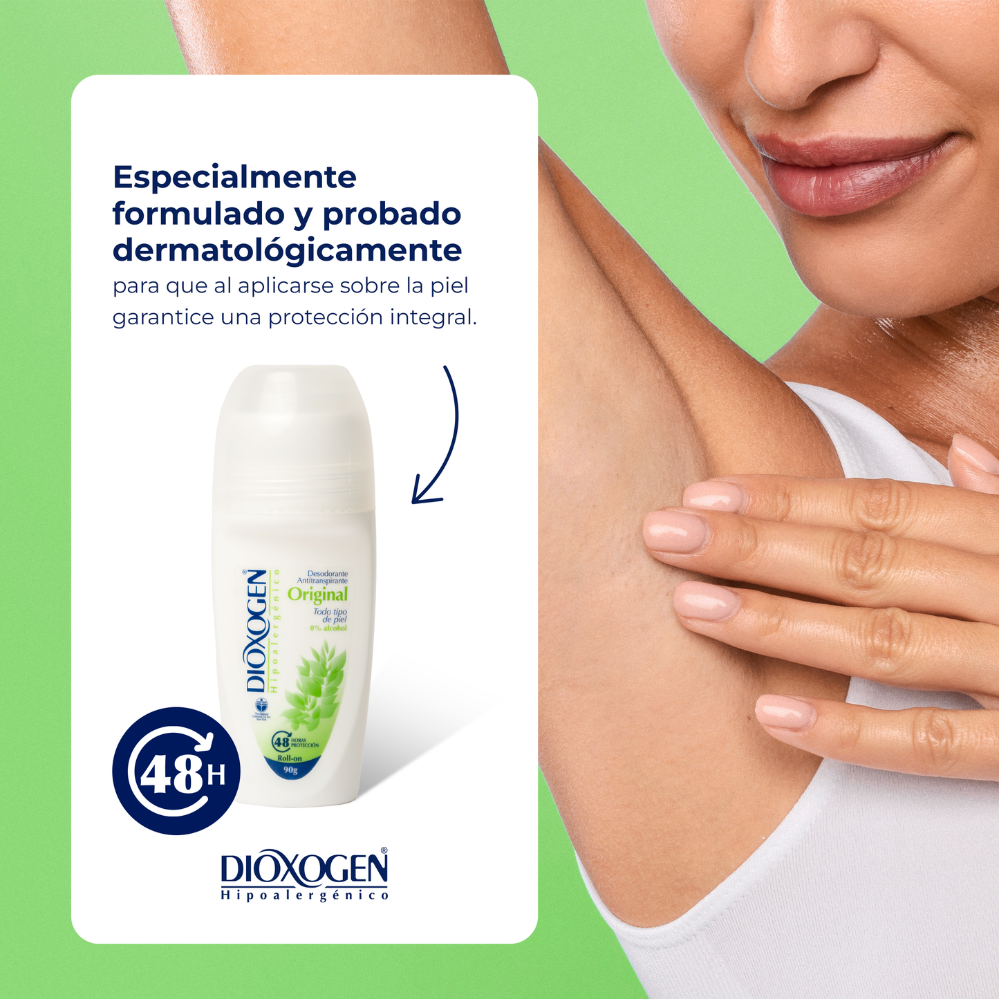 Dioxogen Desodorante Antitranspirante Roll On Original 90gr