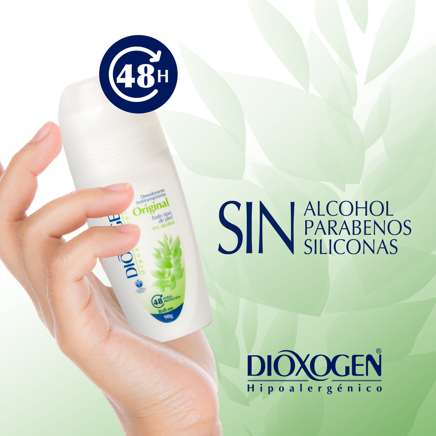 Dioxogen Desodorante Antitranspirante Roll On Original 90gr