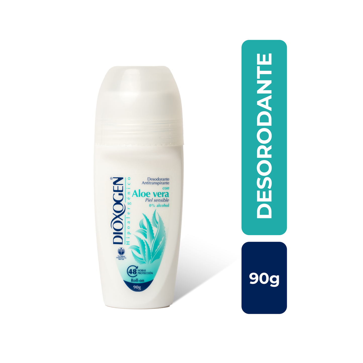 Dioxogen Desodorante Antitranspirante Roll On Aloe Vera 90g