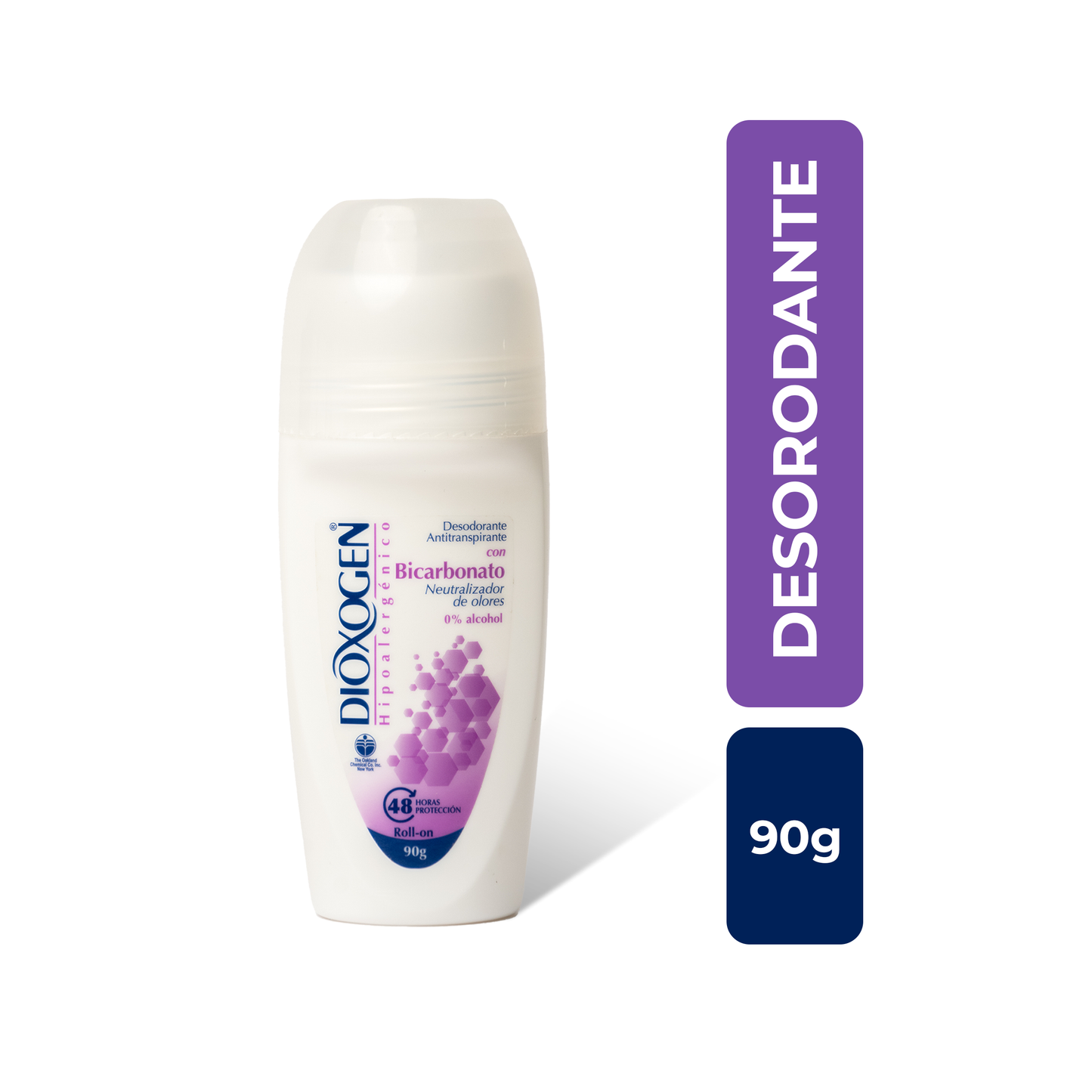 Dioxogen Desodorante Antitranspirante Roll On Bicarbonato 90g
