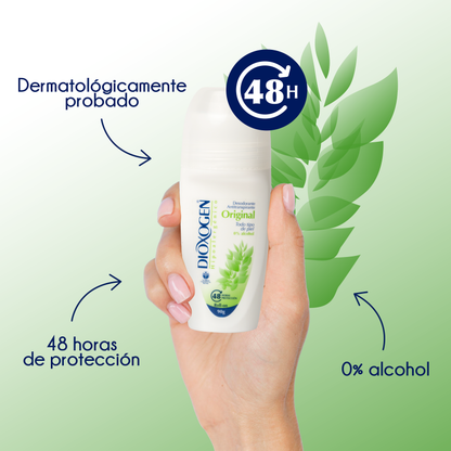 Dioxogen Desodorante Antitranspirante Roll On Original 90gr